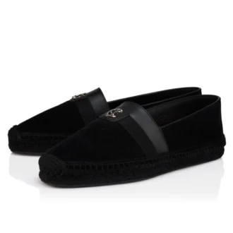 Alfarica – Espadriller – Vendt nubucklæder – Sort – Herre