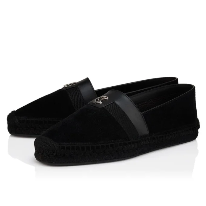 Alfarica – Espadriller – Vendt nubucklæder – Sort – Herre