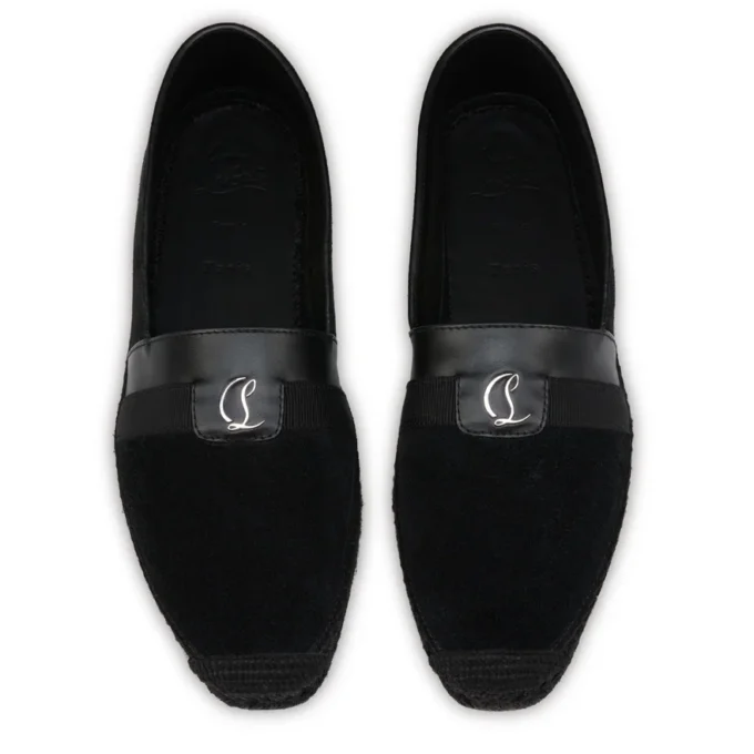 Alfarica – Espadriller – Vendt nubucklæder – Sort – Herre