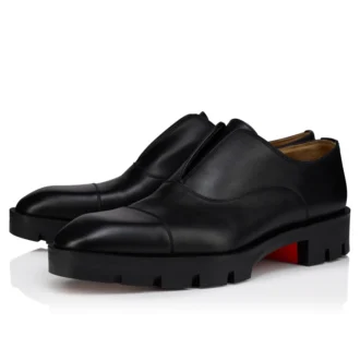 Alpha Lion – Oxfords – Kalveskind – Sort – Herre