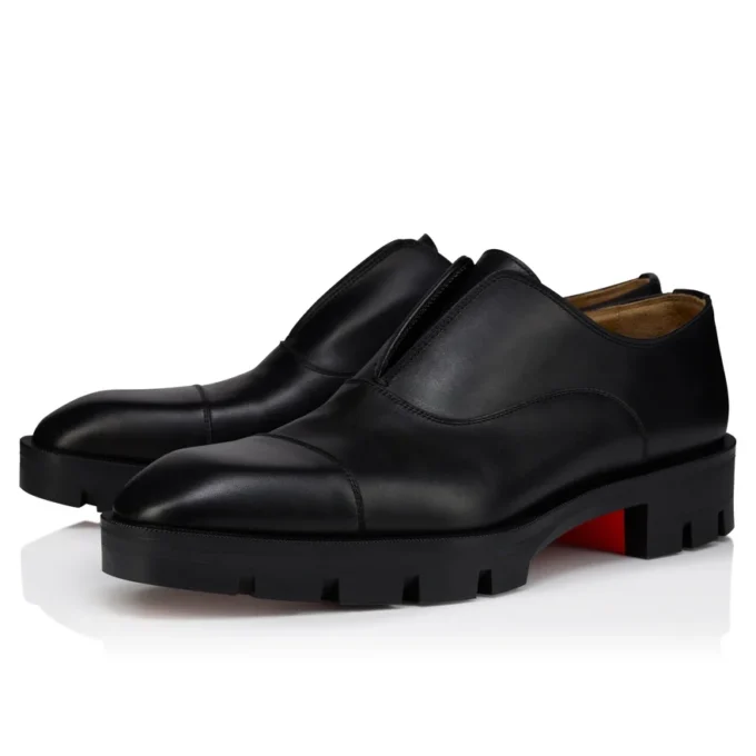 Alpha Lion – Oxfords – Kalveskind – Sort – Herre