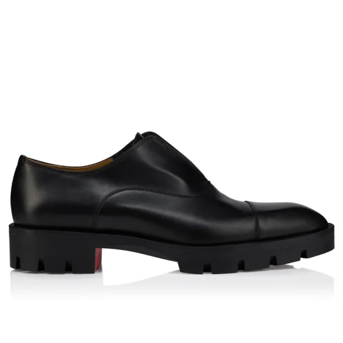 Alpha Lion – Oxfords – Kalveskind – Sort – Herre