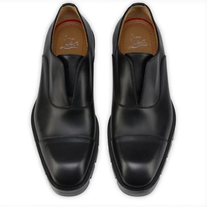 Alpha Lion – Oxfords – Kalveskind – Sort – Herre