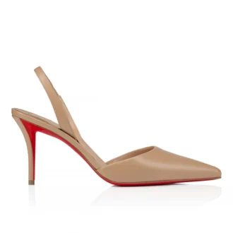 Apostropha Sling – 80 mm slingback-pumps – nappalæder – blush – kvinder