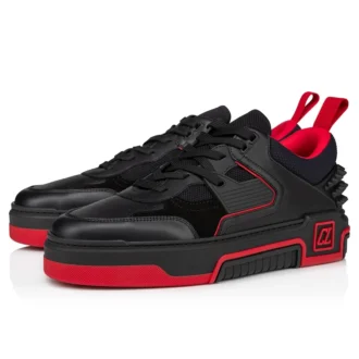 Astroloubi – Sneakers – Kalveskind og ruskind – Sort – Herre