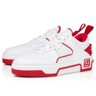 Astroloubi – Sneakers – Kalveskind, ruskind og nappalæder – Hvid – Dame