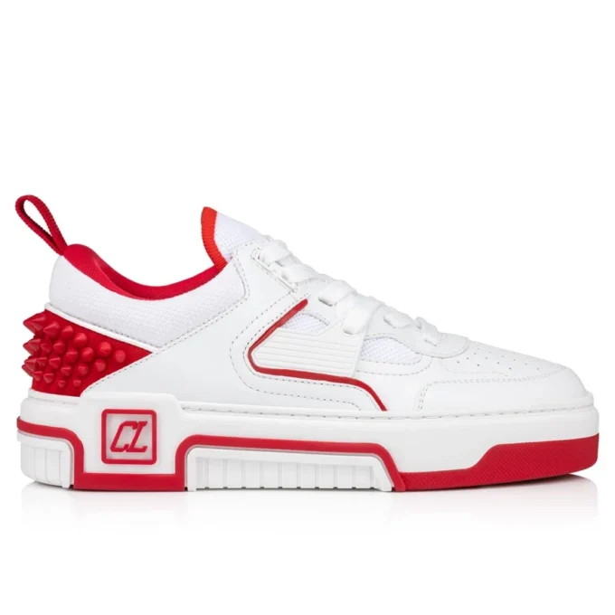 Astroloubi – Sneakers – Kalveskind, ruskind og nappalæder – Hvid – Dame Astroloubi – Sneakers – Kalveskind, ruskind og nappalæder – Hvid – Dame