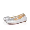 Baballet – Ballerinasko – Iriserende nappalæder – Sølv – Baby Baballet – Ballerinasko – Iriserende nappalæder – Sølv – Baby
