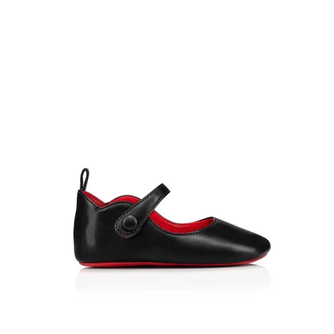 Baby Love Chick – Ballerinasko – Lammeskind – Sort – Baby Baby Love Chick – Ballerinasko – Lammeskind – Sort – Baby
