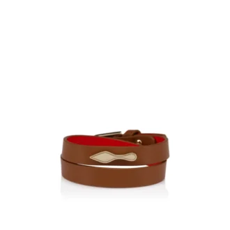 Bettina – Armbånd – Glat kalveskind – Cuoio