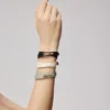 Bettina – Armbånd – Glat kalveskind – Sort