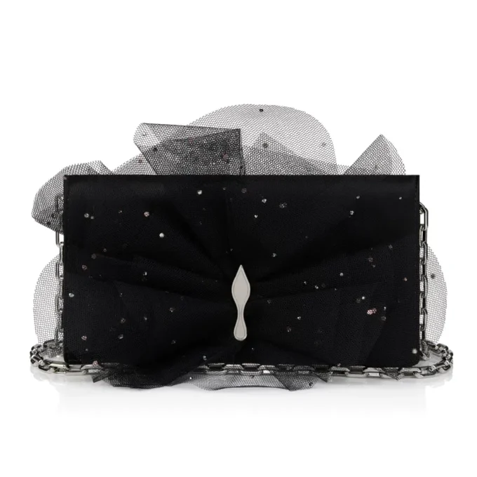 Bettina – Clutch – Crepe Satin – Sort Bettina – Clutch – Crepe Satin – Sort