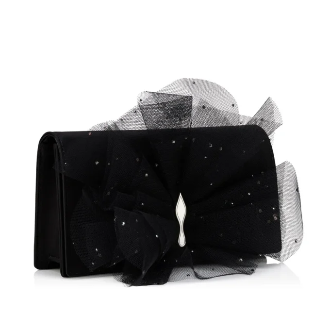 Bettina – Clutch – Crepe Satin – Sort Bettina – Clutch – Crepe Satin – Sort