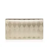 Bettina – Clutch – Diamantformet lamineret lammeskind – Lys platin Bettina – Clutch – Diamantformet lamineret lammeskind – Lys platin