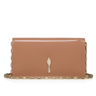 Bettina – Clutch – Lakeret kalveskind – Blush