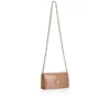 Bettina – Clutch – Lakeret kalveskind – Blush