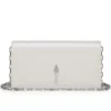 Bettina – Clutch – Perlemorsfarvet nappalæder – Hvid Bettina – Clutch – Perlemorsfarvet nappalæder – Hvid