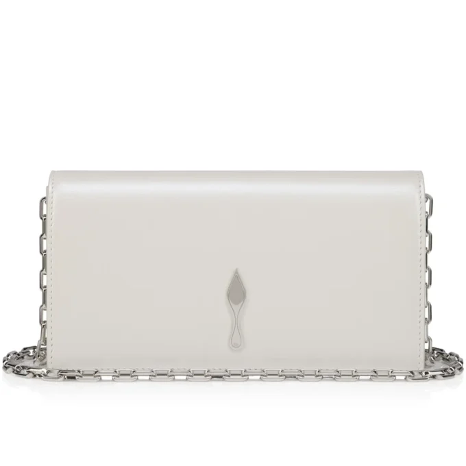 Bettina – Clutch – Perlemorsfarvet nappalæder – Hvid Bettina – Clutch – Perlemorsfarvet nappalæder – Hvid