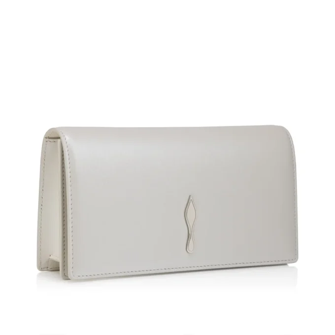 Bettina – Clutch – Perlemorsfarvet nappalæder – Hvid Bettina – Clutch – Perlemorsfarvet nappalæder – Hvid