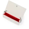 Bettina – Clutch – Perlemorsfarvet nappalæder – Hvid Bettina – Clutch – Perlemorsfarvet nappalæder – Hvid
