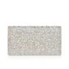 Bettina – Clutch – Ruskind, strass og perler – Sølv Bettina – Clutch – Ruskind, strass og perler – Sølv