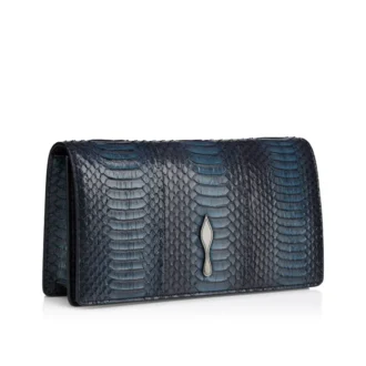 Bettina – Clutch – Vandslangeskind – Sort