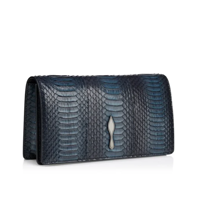 Bettina – Clutch – Vandslangeskind – Sort