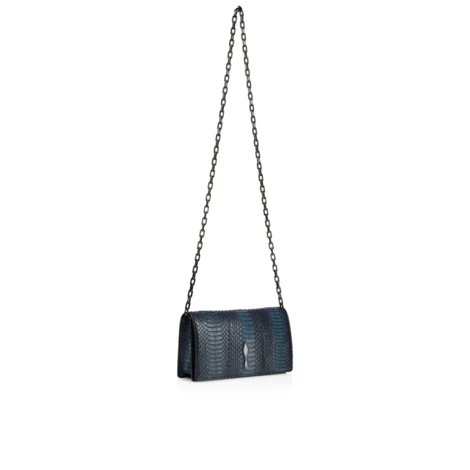 Bettina – Clutch – Vandslangeskind – Sort