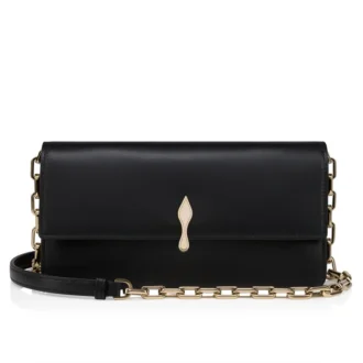 Bettina – Crossbody-taske – Lammeskind – Sort