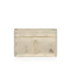 Bettina – kortholder – diamantformet lamineret lammeskind – lys platin Bettina – kortholder – diamantformet lamineret lammeskind – lys platin