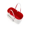 Cabata Large – Tote-taske – Kalveskind og pigge – Bianco Cabata Large – Tote-taske – Kalveskind og pigge – Bianco