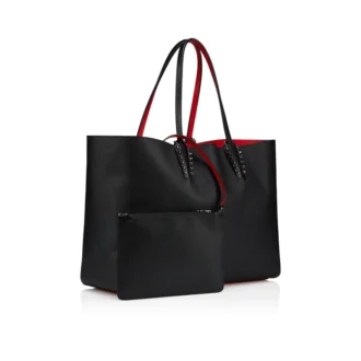 Cabata Large – Tote-taske – Kalveskind og pigge – Sort