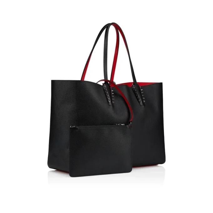 Cabata Large – Tote-taske – Kalveskind og pigge – Sort Cabata Large – Tote-taske – Kalveskind og pigge – Sort