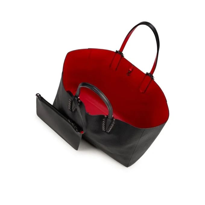 Cabata Large – Tote-taske – Kalveskind og pigge – Sort Cabata Large – Tote-taske – Kalveskind og pigge – Sort