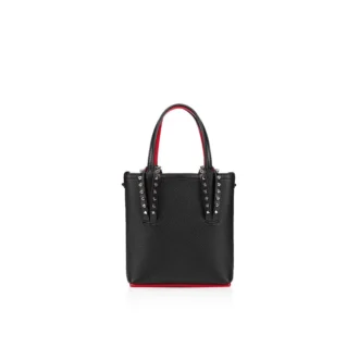 Cabata Mini – Tote-taske – Kalveskind og pigge – Sort