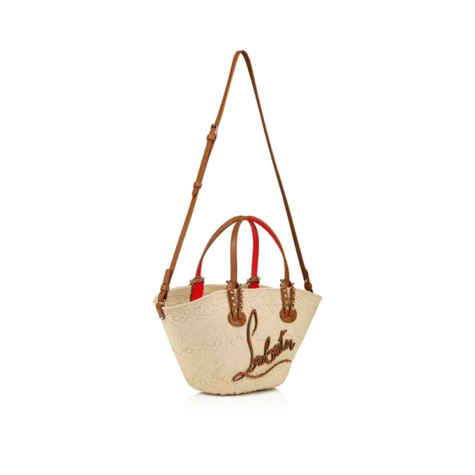 Cabata Mini – Tote-taske – Raffia og kalveskind – Natur Cabata Mini – Tote-taske – Raffia og kalveskind – Natur