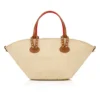Cabata Mini – Tote-taske – Raffia og kalveskind – Natur Cabata Mini – Tote-taske – Raffia og kalveskind – Natur