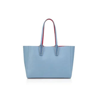 Cabata Small – Tote-taske – Kalveskind med struktur – Ceruleo