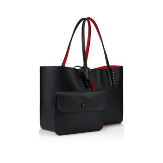 Cabata Small – Tote-taske – Kalveskind og pigge – Sort