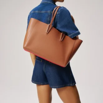 Cabata Small – Tote-taske – Kornet kalveskind – Cuoio