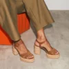 Calakala – 85 mm espadriller – ruskind og kalveskind – Rhea – kvinder Calakala – 85 mm espadriller – ruskind og kalveskind – Rhea – kvinder