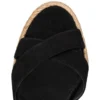 Calakala – 85 mm espadriller – ruskind og kalveskind – sort – kvinder Calakala – 85 mm espadriller – ruskind og kalveskind – sort – kvinder
