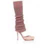 Cassia Annmac – 100 mm pumps – crepesatin og mesh – Poupee – kvinder