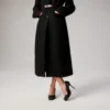 Cassia Nodo – 100 mm pumps – crepe satin – sort – kvinder