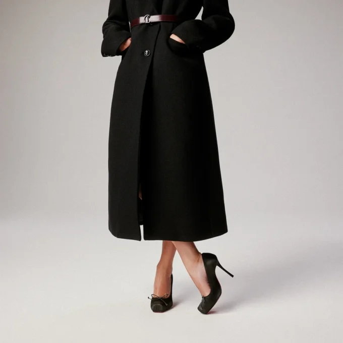 Cassia Nodo – 100 mm pumps – crepe satin – sort – kvinder