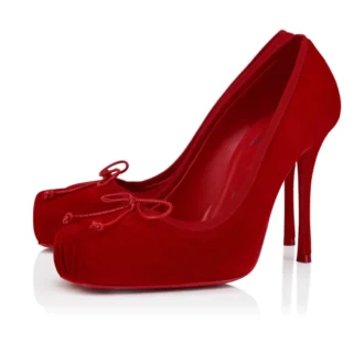 Cassia Nodo – 100 mm pumps – Veau Velours – Fever – Dame