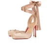 Cassia snørebånd – 100 mm remsko – crepesatin – blush – kvinder Cassia snørebånd – 100 mm remsko – crepesatin – blush – kvinder