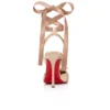 Cassia snørebånd – 100 mm remsko – crepesatin – blush – kvinder Cassia snørebånd – 100 mm remsko – crepesatin – blush – kvinder