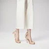 Cassia snøresko – 100 mm remsko – crepesatin – Nude 1 – kvinder Cassia snøresko – 100 mm remsko – crepesatin – Nude 1 – kvinder