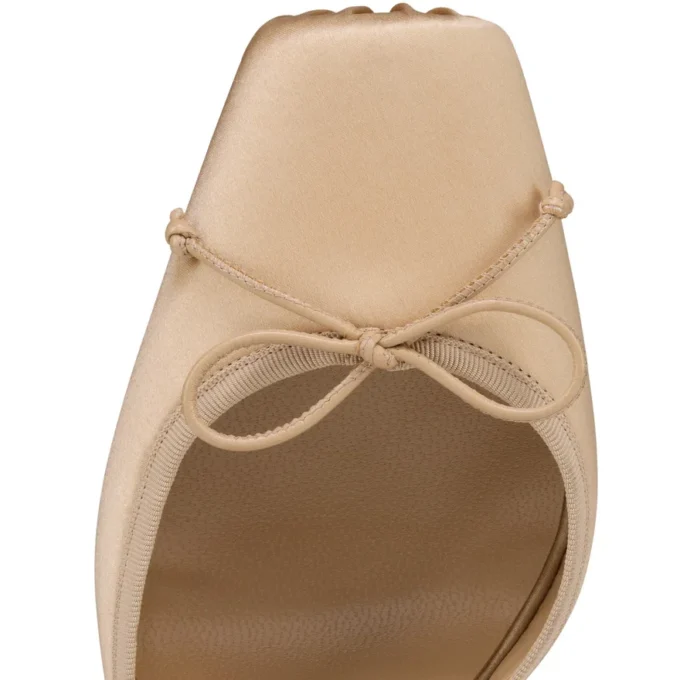Cassia snøresko – 100 mm remsko – crepesatin – Nude 1 – kvinder Cassia snøresko – 100 mm remsko – crepesatin – Nude 1 – kvinder